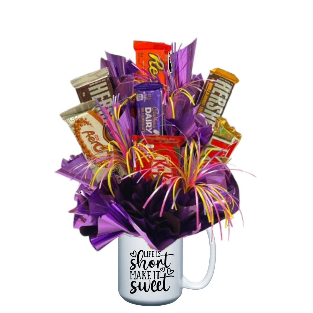 Life is Short.. Make it Sweet Candy Bouquet