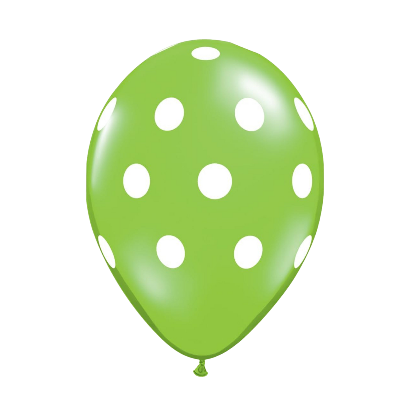 11" Polka Dot - Lime Green