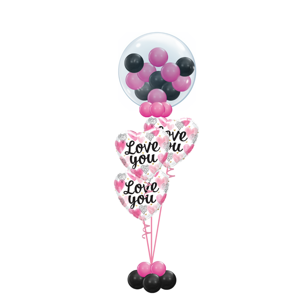 Love You!! Balloon Bouquet