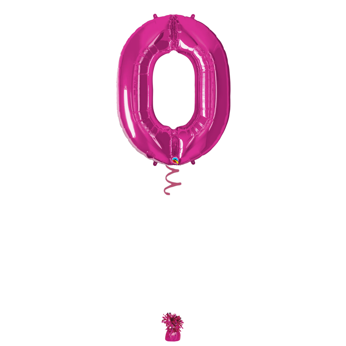 34" Magenta Number Balloon