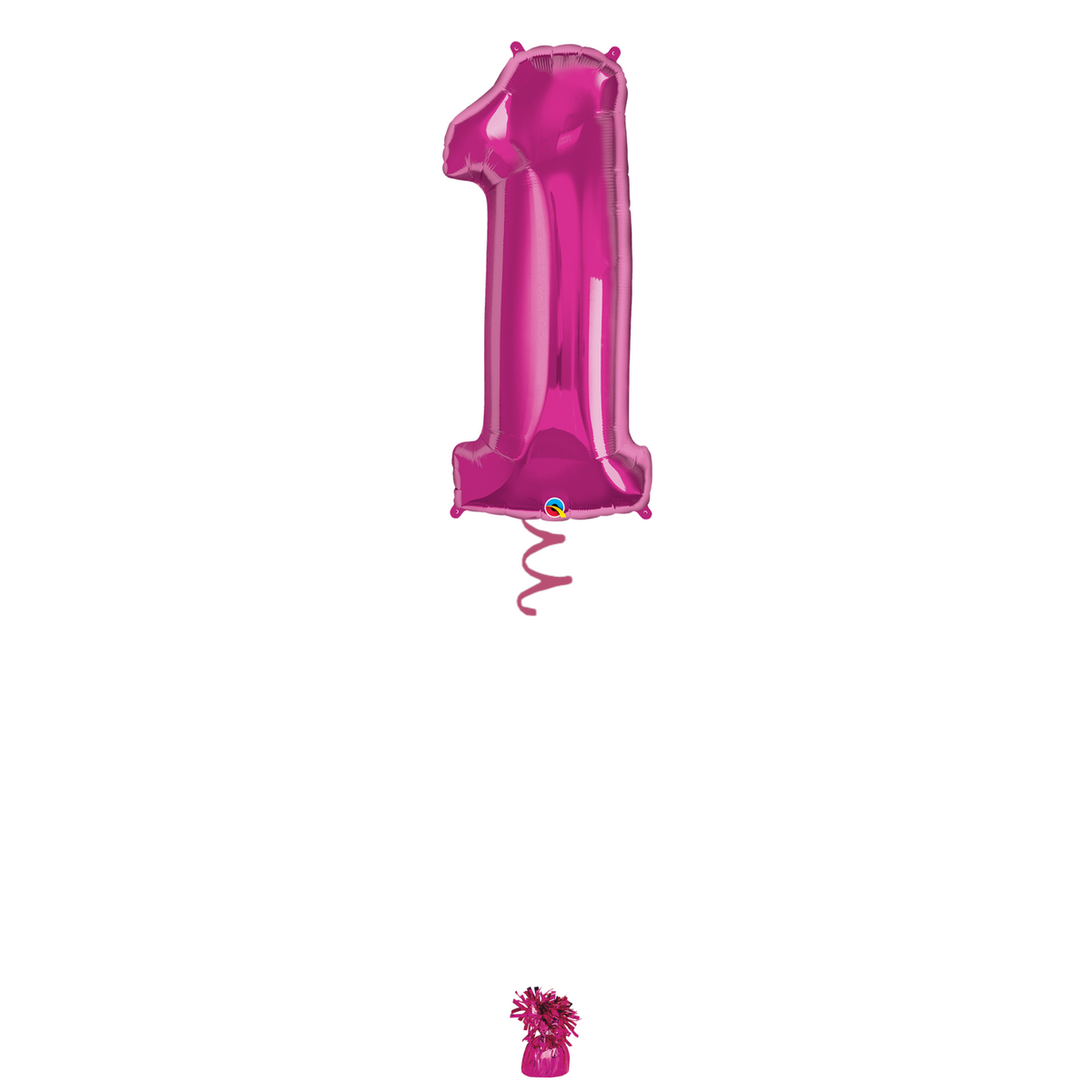 34" Magenta Number Balloon