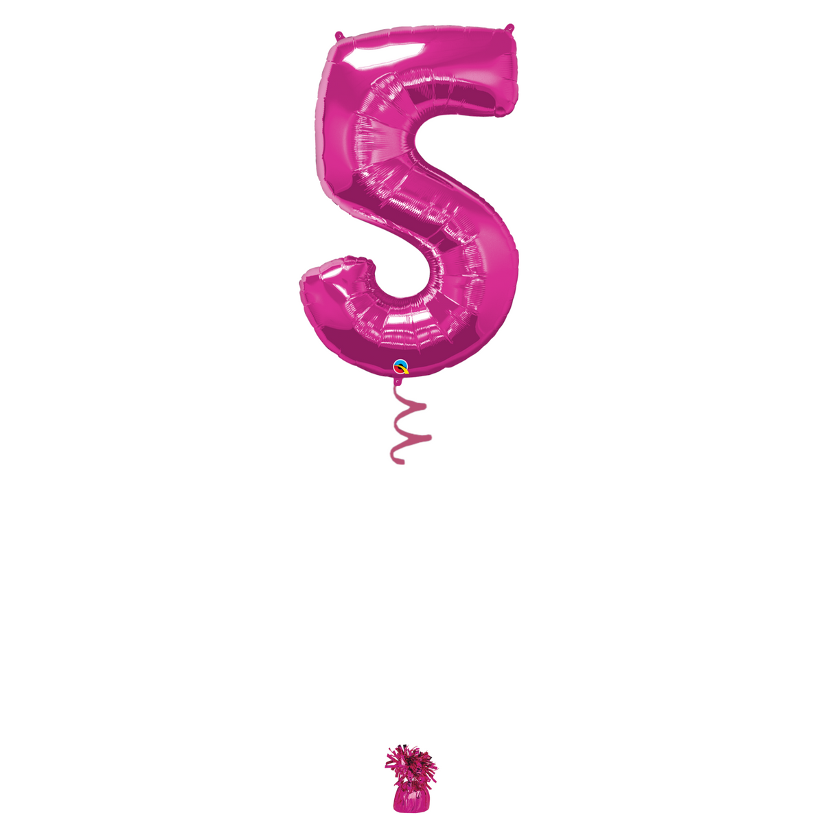 34" Magenta Number Balloon