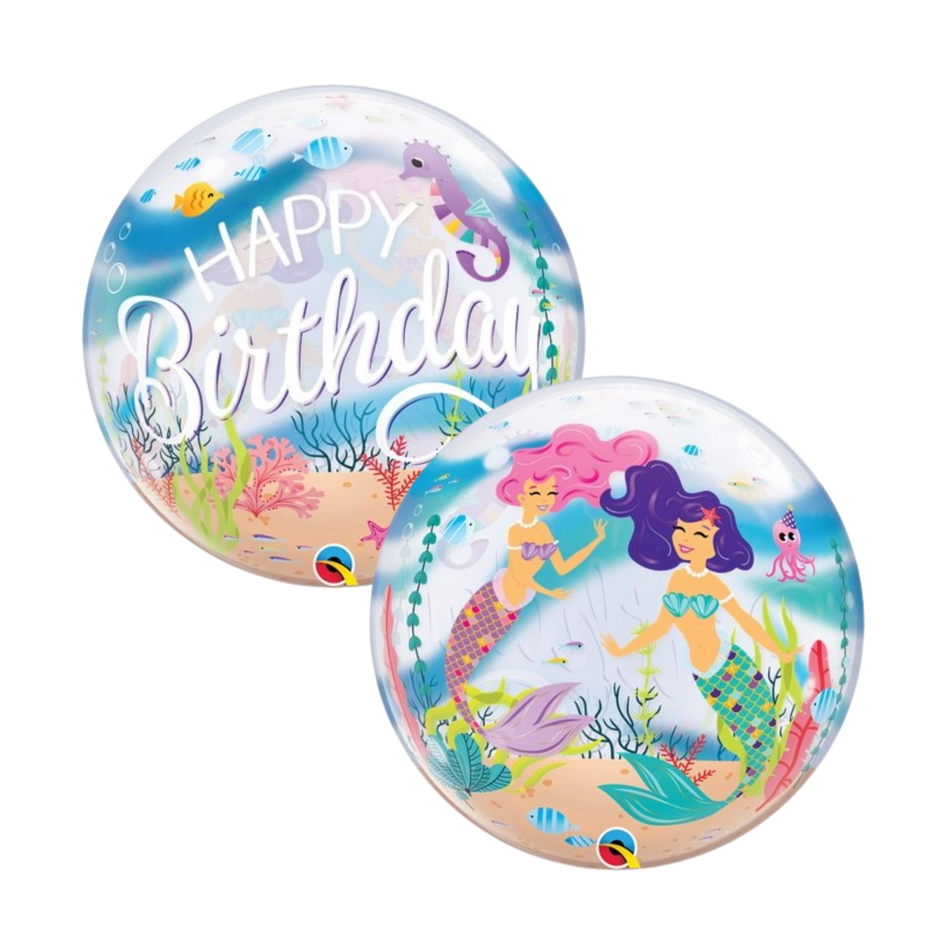 Mermaid Birthday Party 22" Bubble Balloon