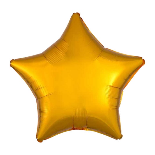Metallic Gold Star 19" Foil Balloon
