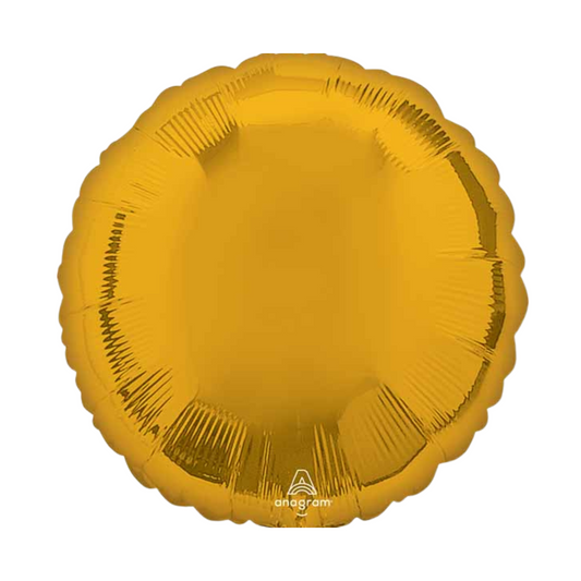 Metallic Gold Round 18" Foil Balloon