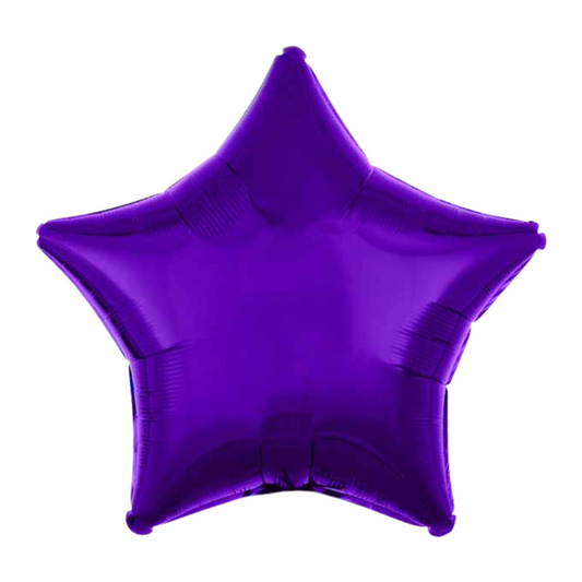 Metallic Purple Star 19" Foil Balloon