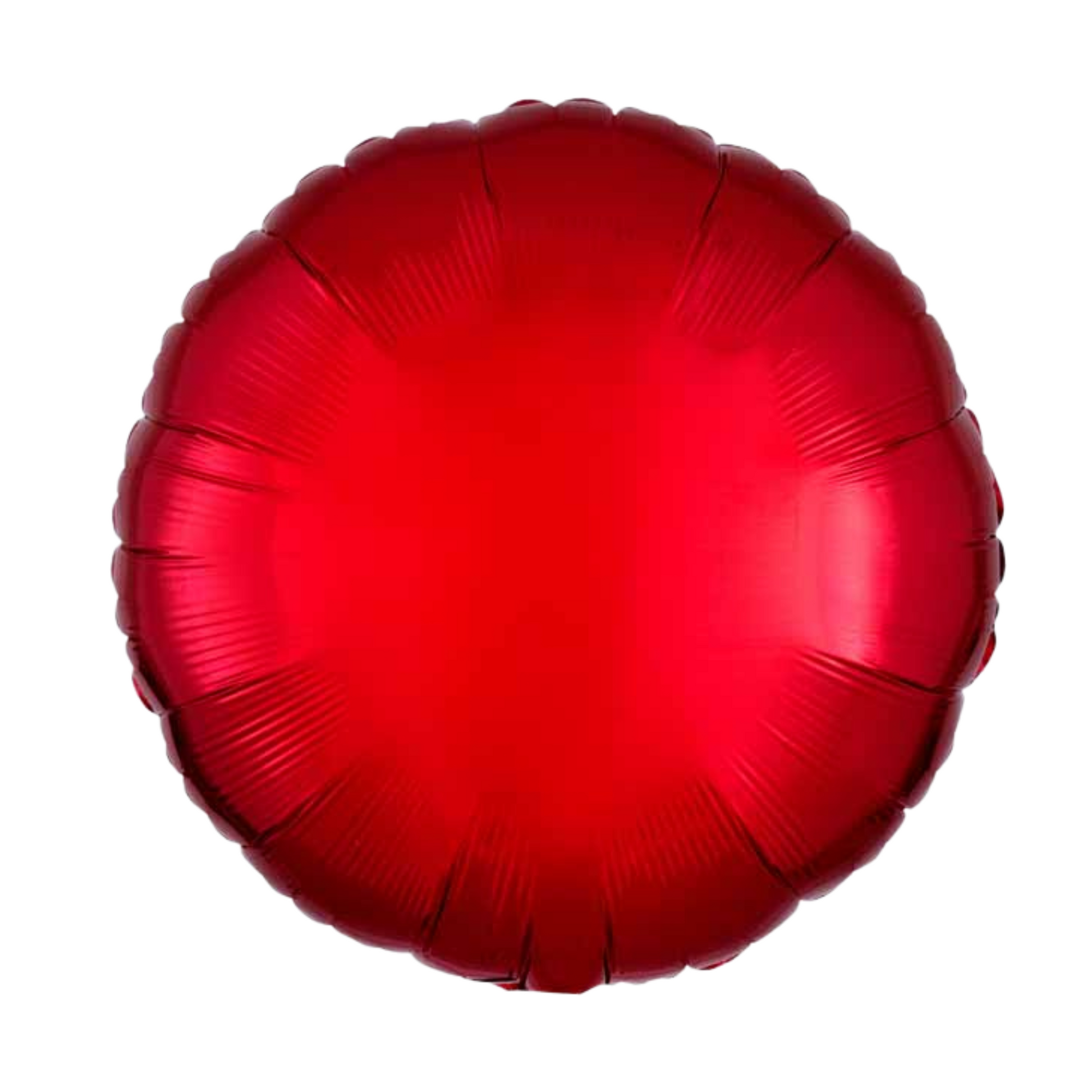Metallic Red Round 18" Foil Balloon
