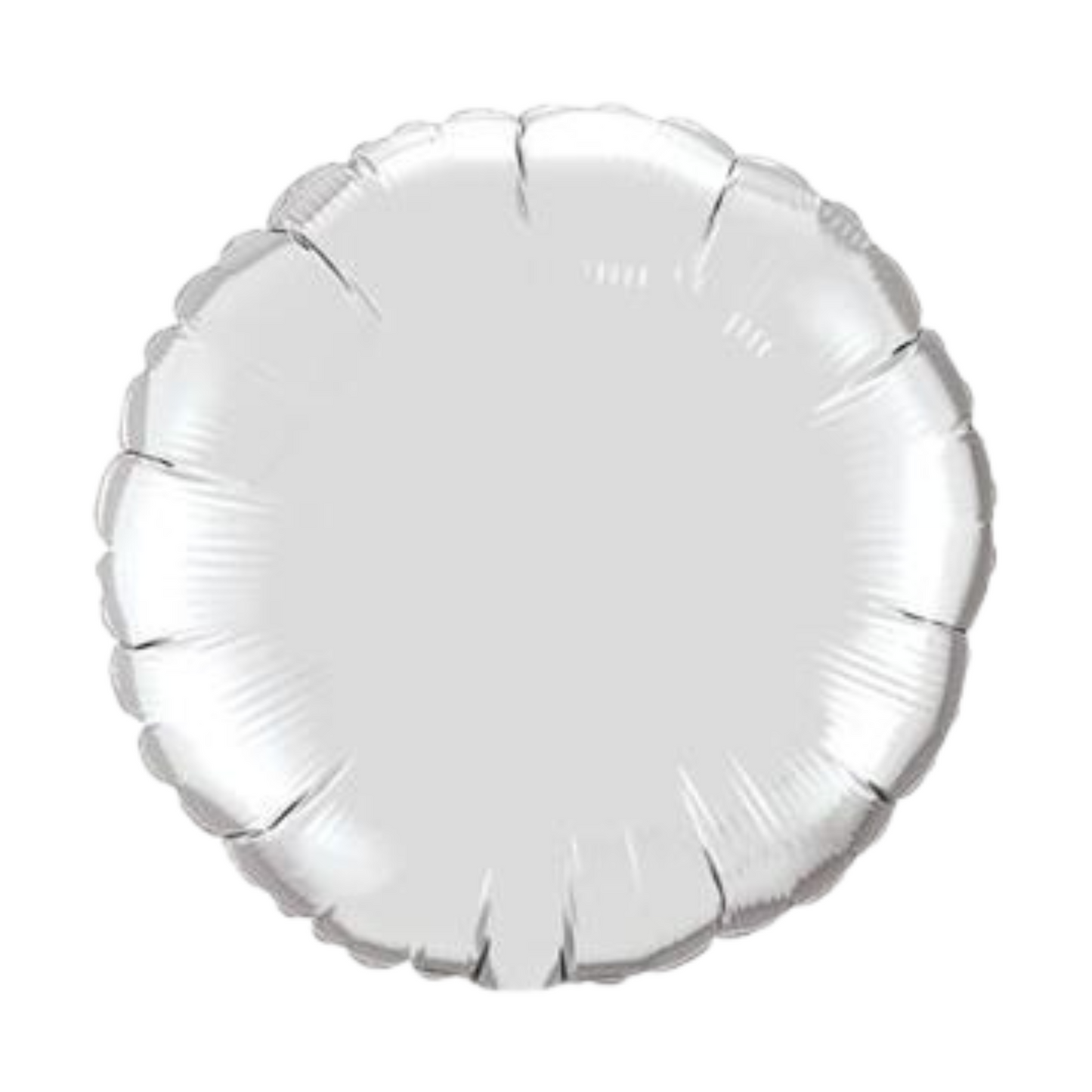 Metallic Silver Round 18" Foil Balloon