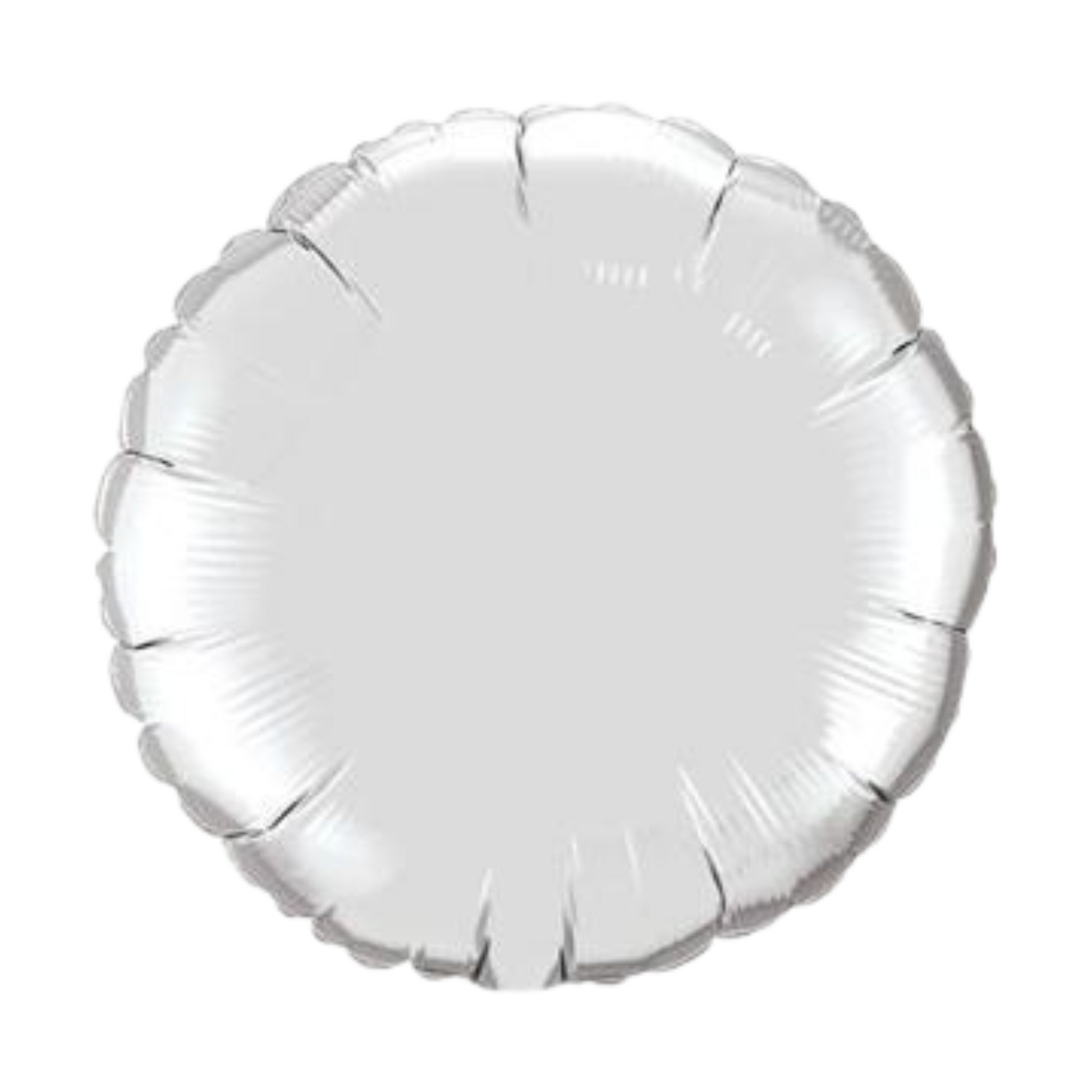 Metallic Silver Round 18" Foil Balloon