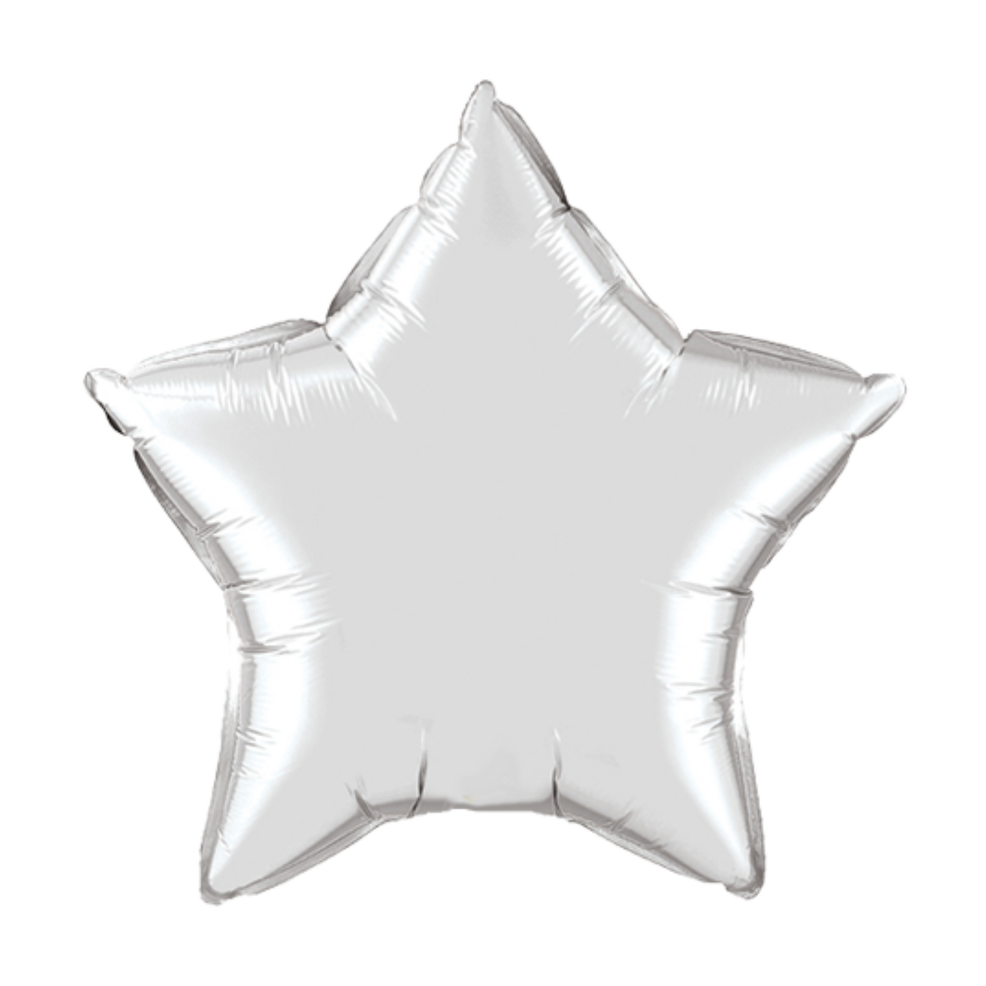 Metallic Silver Star 19" Foil Balloon