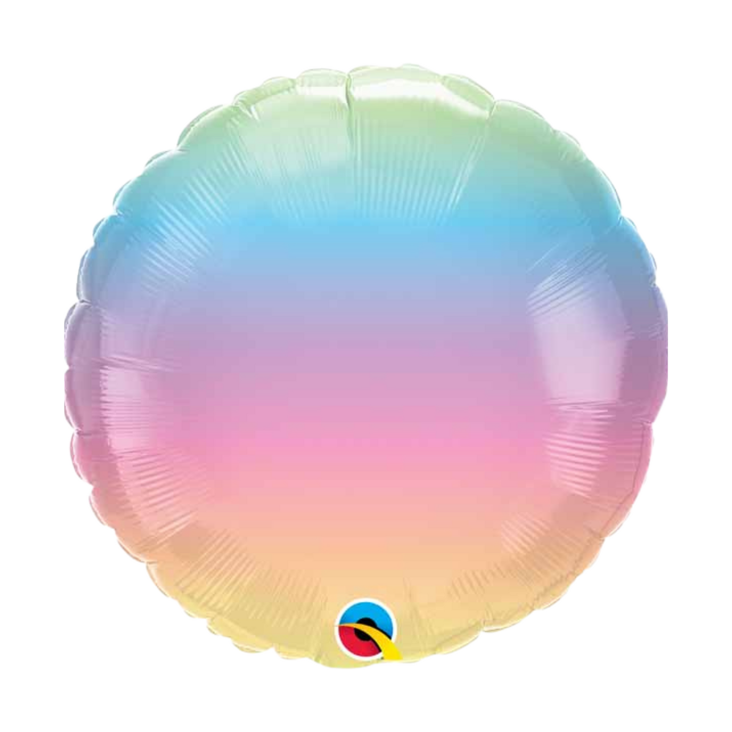 Pastel Ombre Round 18" Foil Balloon