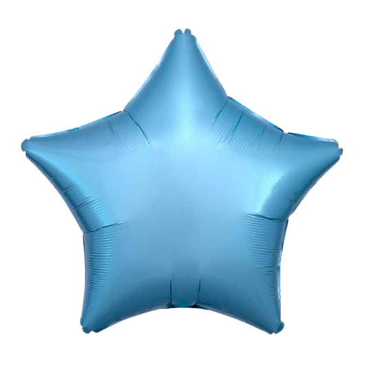 Pearl Pastel Blue Star 19" Foil Balloon
