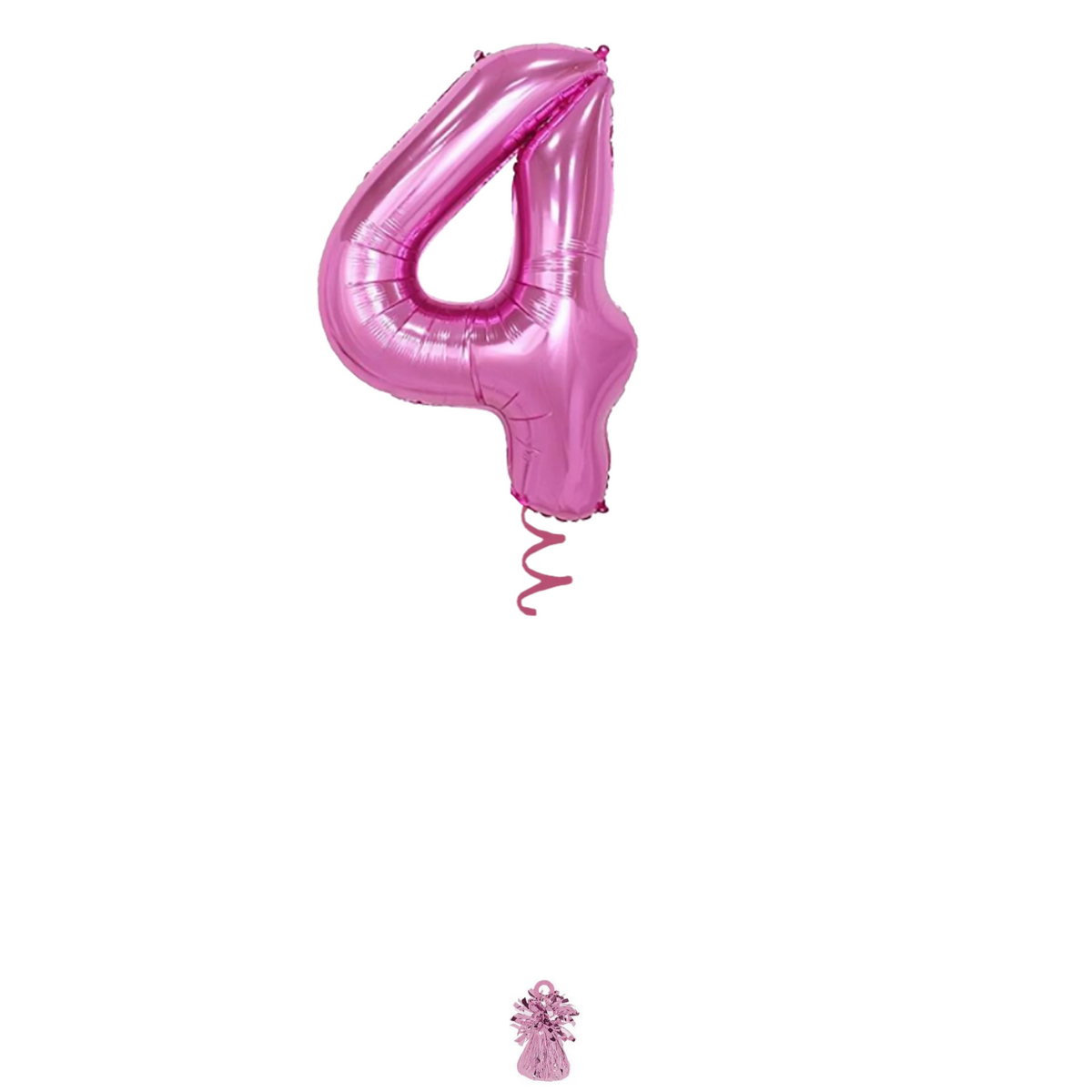 34" Pink Number Balloon
