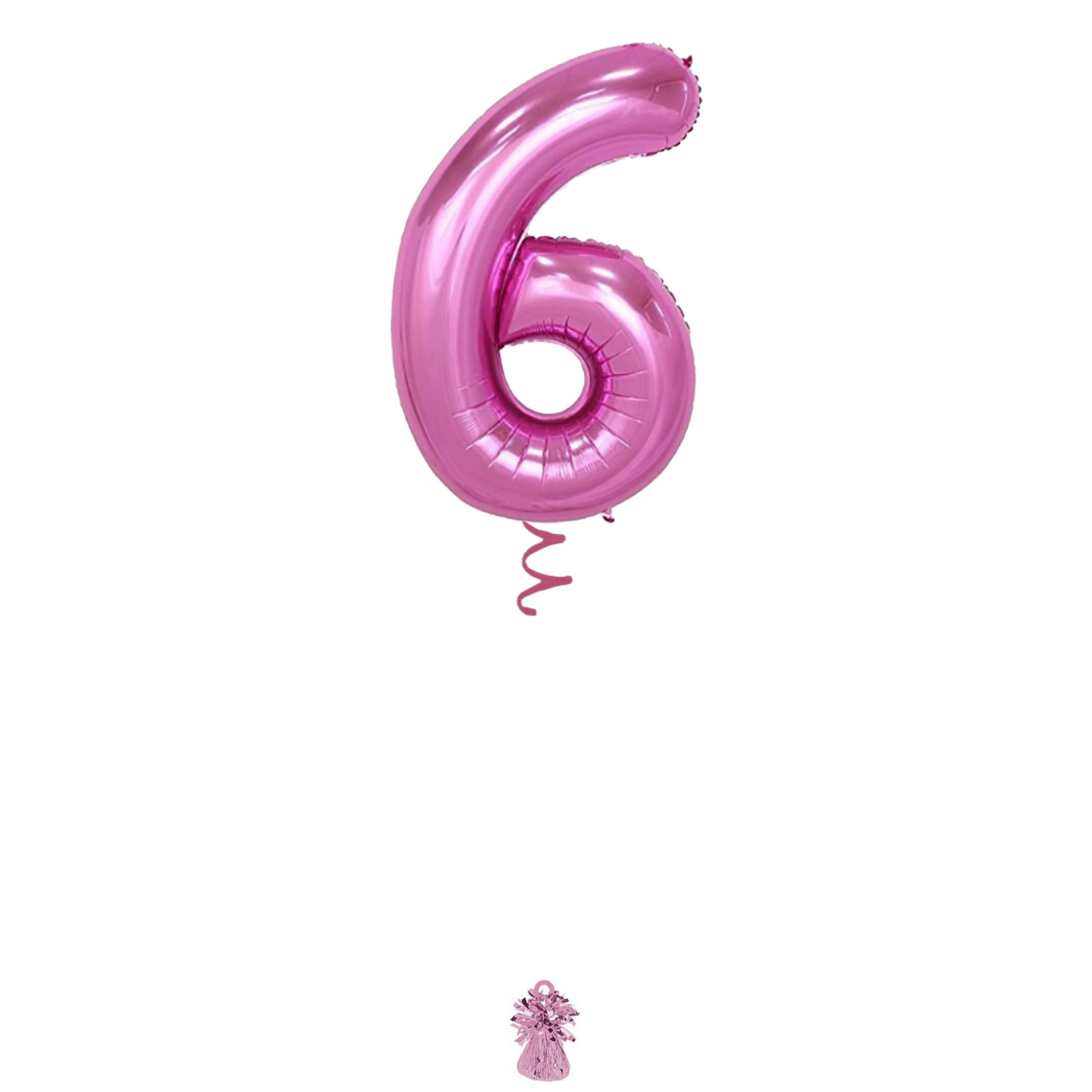 34" Pink Number Balloon