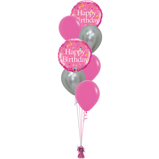 Pink Sparkles Balloon Bouquet