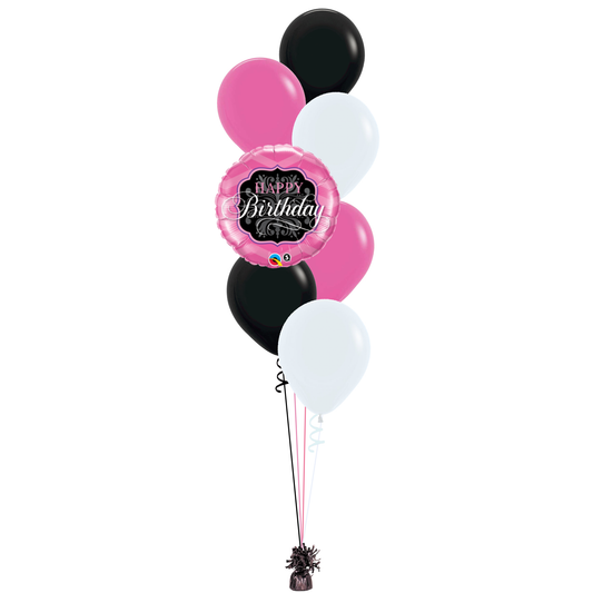 Pink Splash Birthday Bouquet
