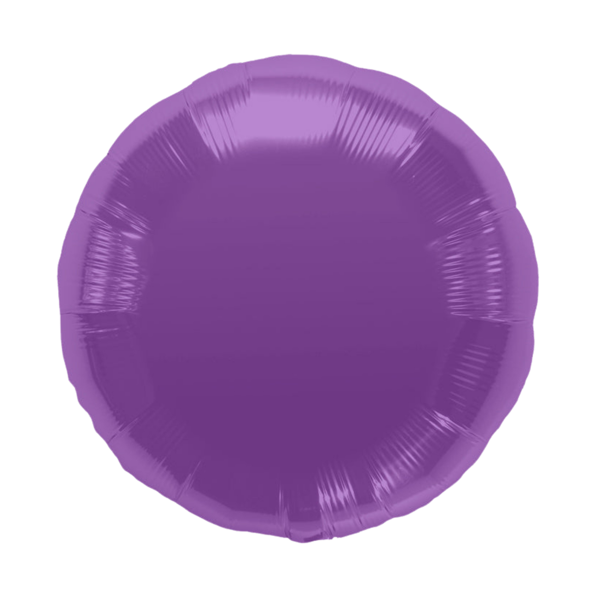 Purple Round 18" Foil Balloon