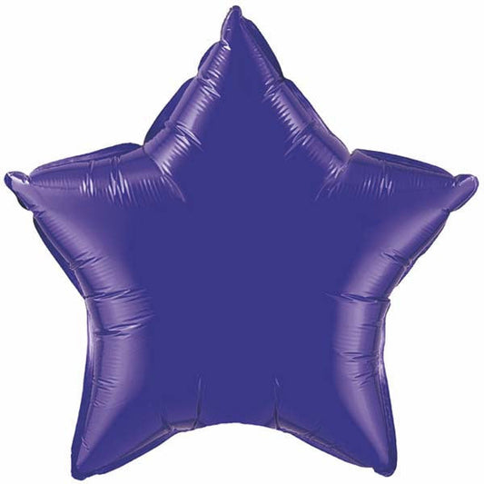 Purple Star 36" Foil Balloon