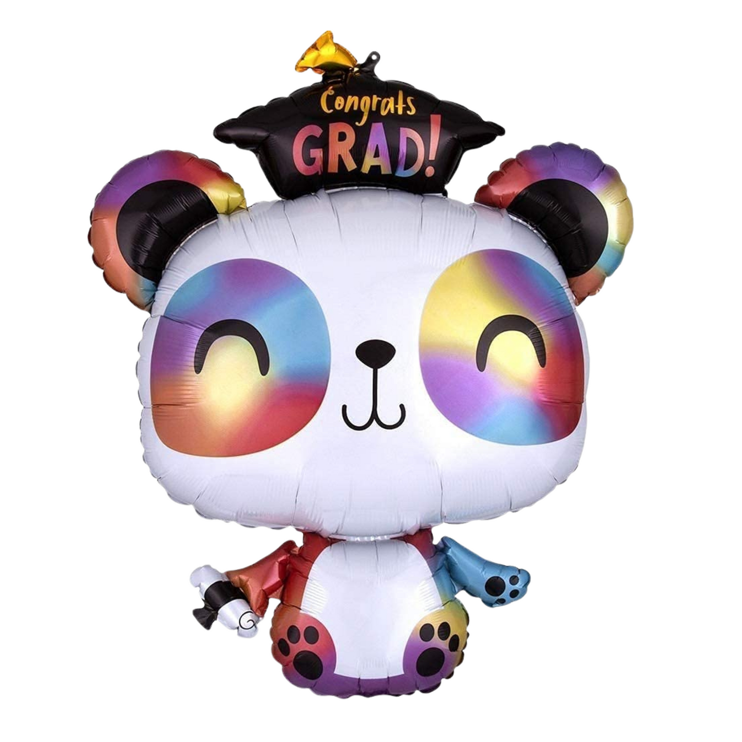 Rainbow Panda 29" Foil Balloon