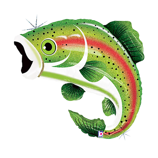 Rainbow Trout 29" Foil Balloon