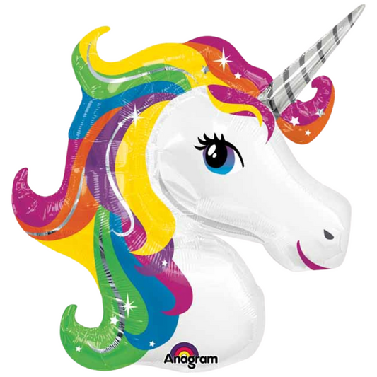 Rainbow Unicorn 33" Foil Balloon
