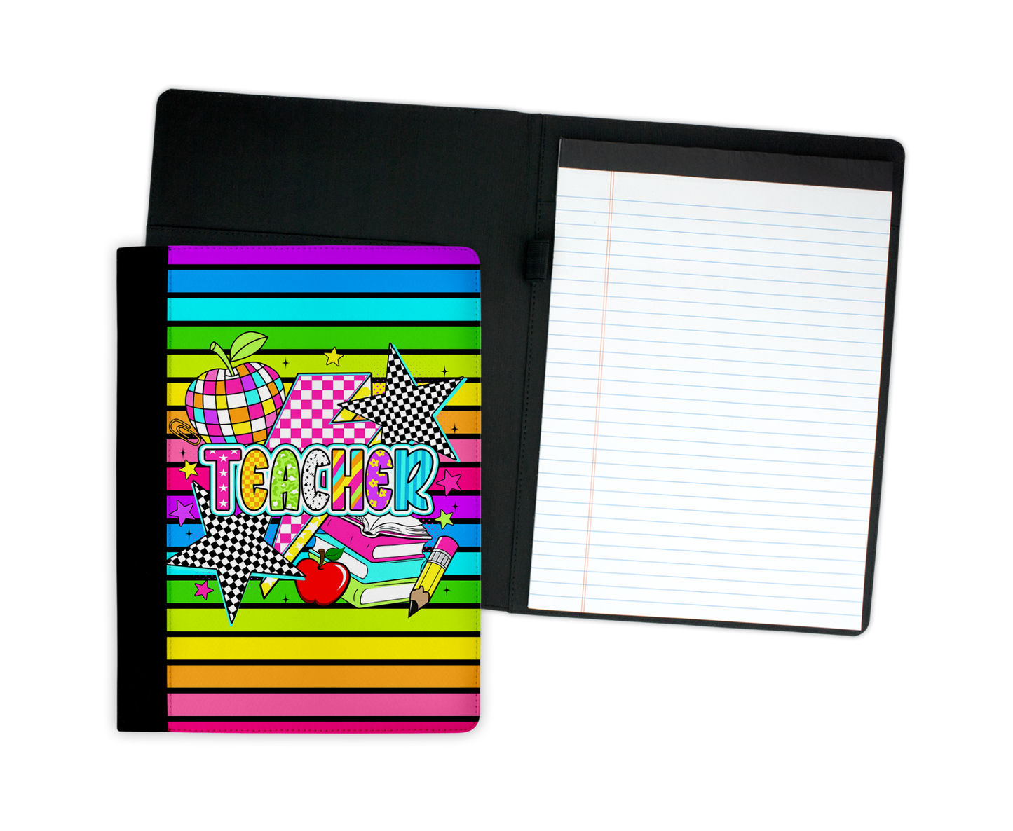 Retro Teacher Notebook Portfolio