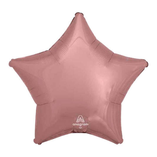 Rose Gold Star 19" Foil Balloon