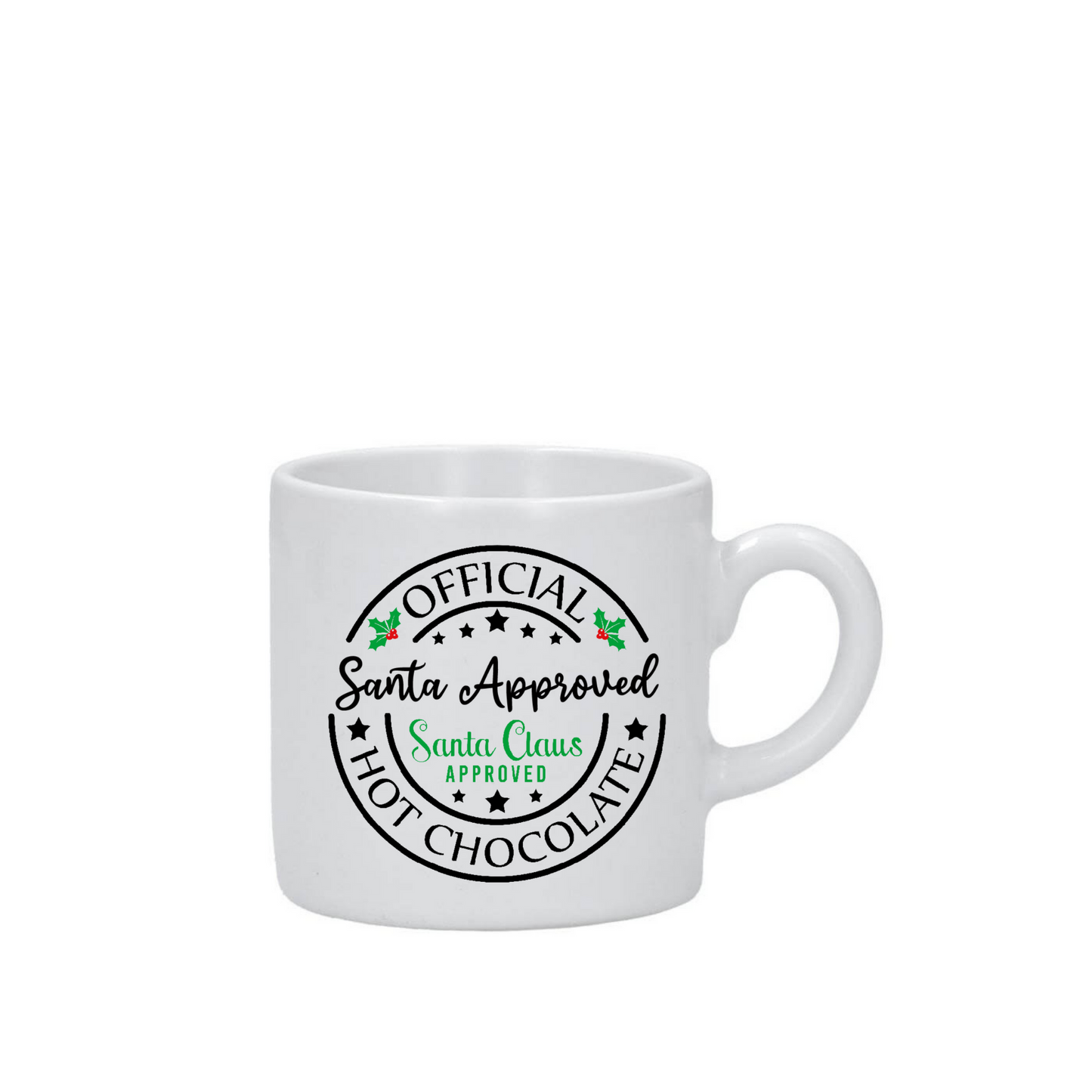 Santa Approved Elf Size Mug 3.5oz