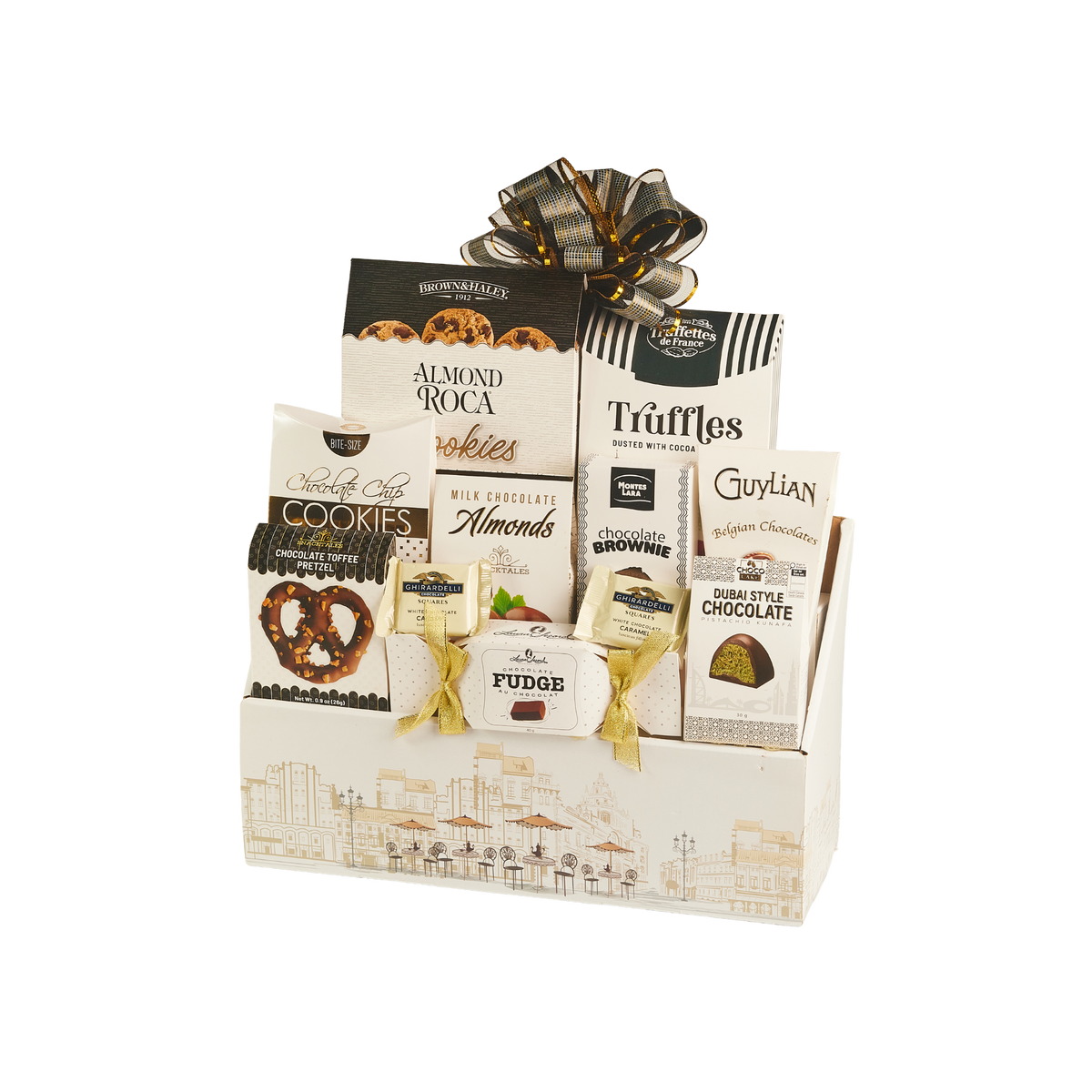 Signature White Gift Basket