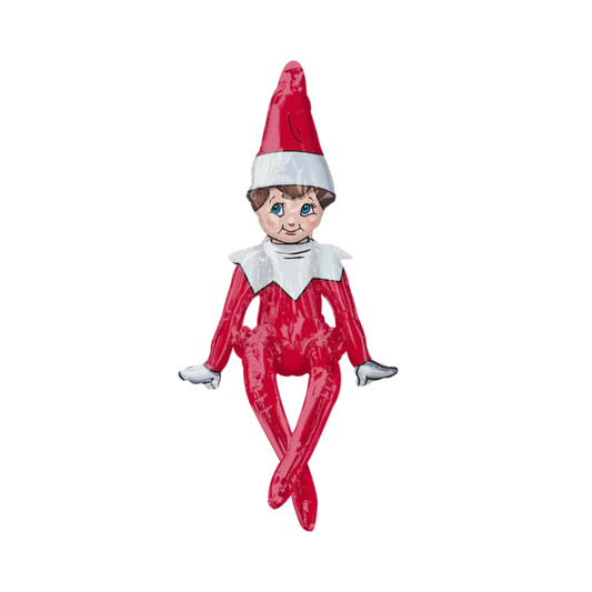 Sitting Elf on the Shelf 29" Foil Balloon