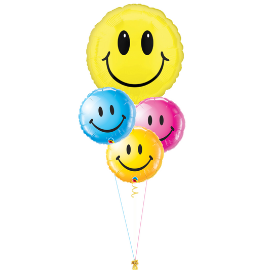 Smiley Balloon Bouquet