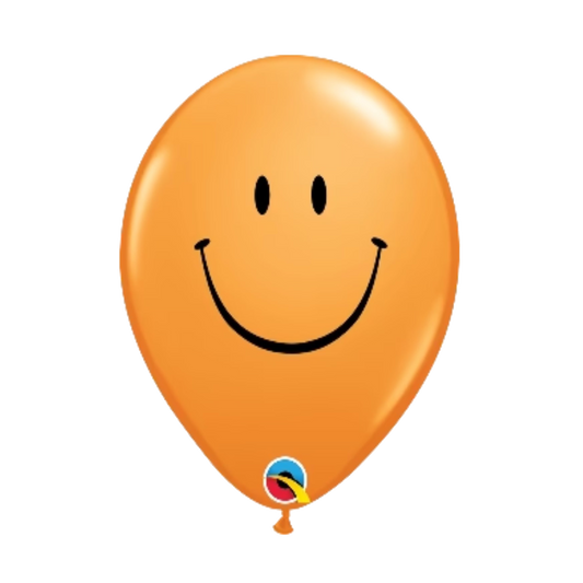 11" Smiley Face - Orange