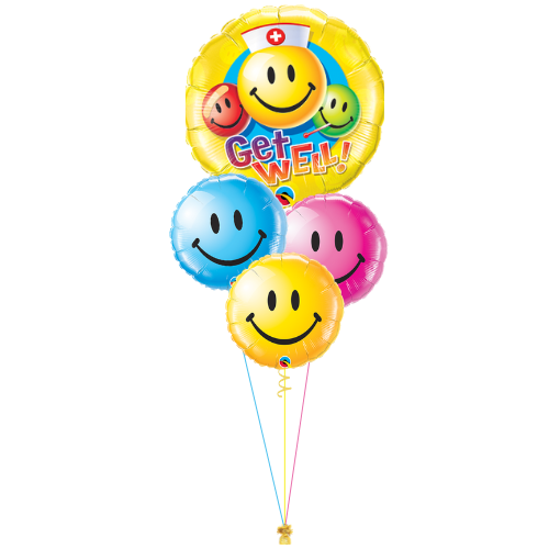 Smiley Balloon Bouquet