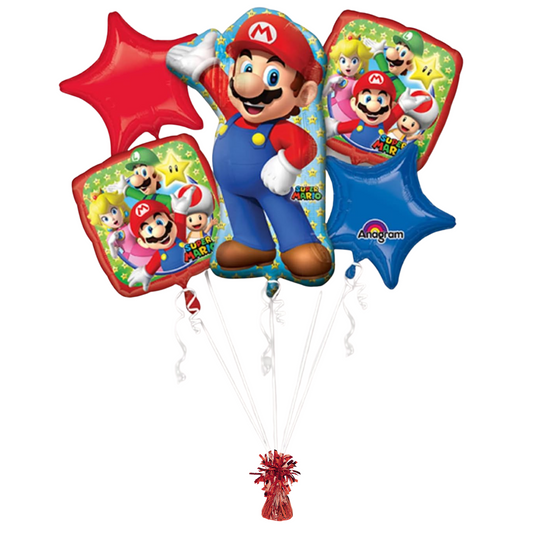 Super Mario Balloon Bouquet