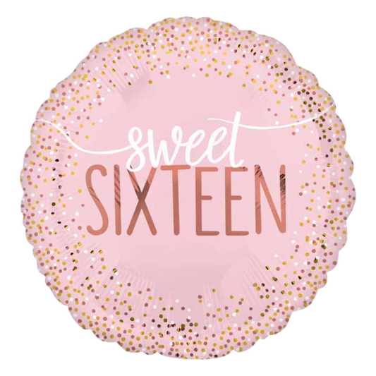 Sweet Sixteen Blush 18" Foil Balloon