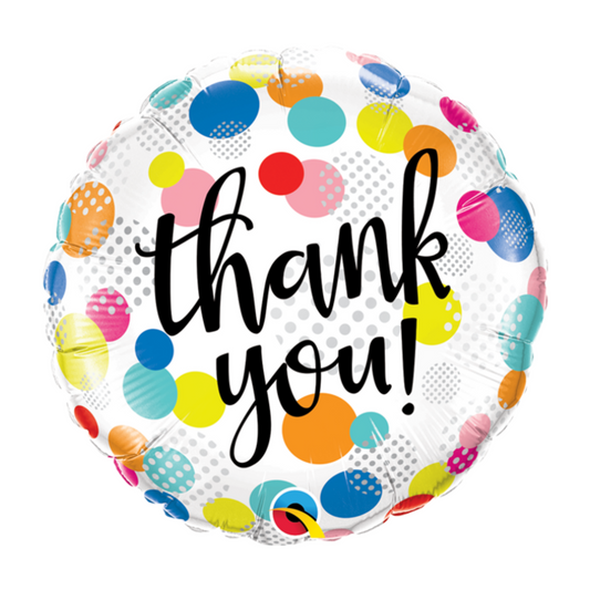 Thank You Dots Upon Dots 18" Foil Balloon