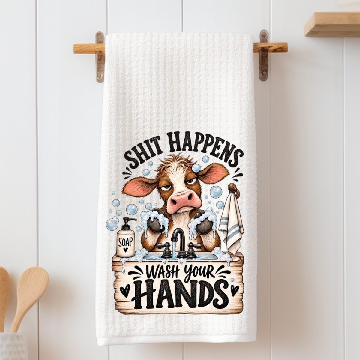 Wash your Hands - Tea Towel