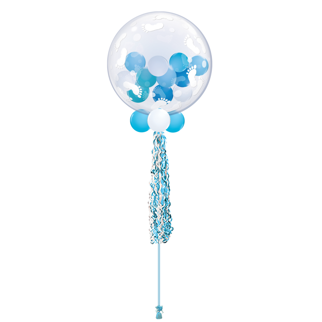 Welcome Baby Boy Bubble Balloon