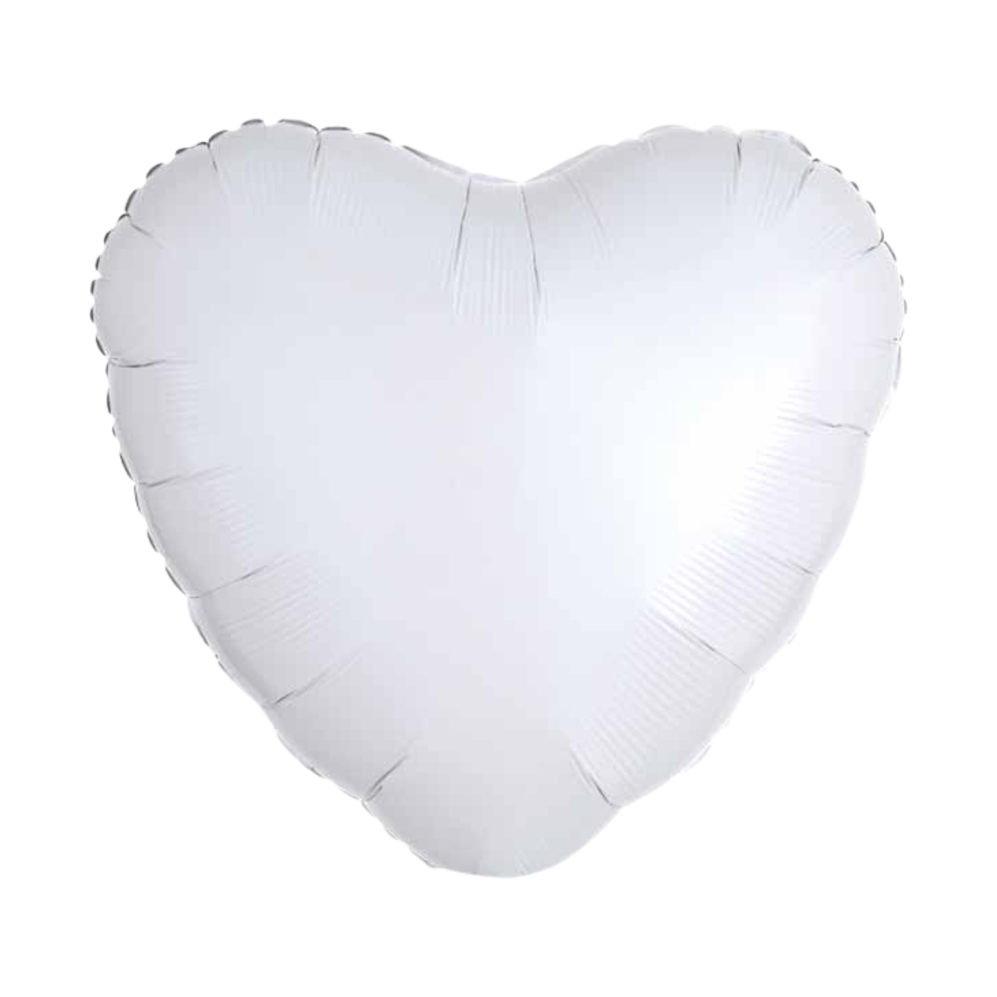 White 18" Heart