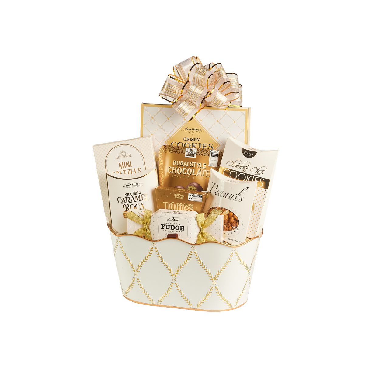 White Majesty Gift Basket