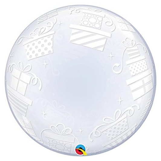 Wrapped Presents 24" Bubble Balloon