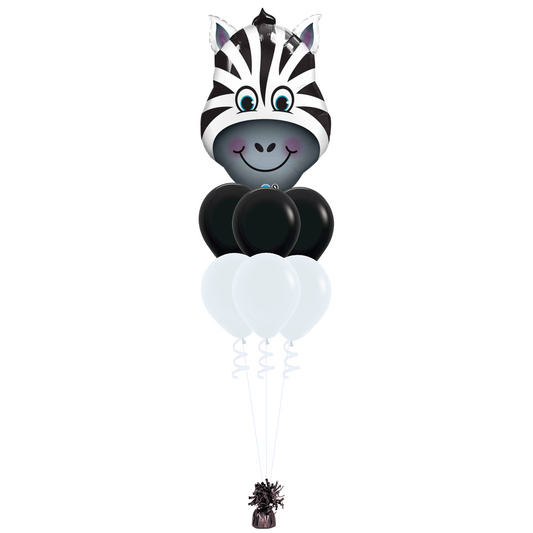 Zany Zebra Balloon Bouquet